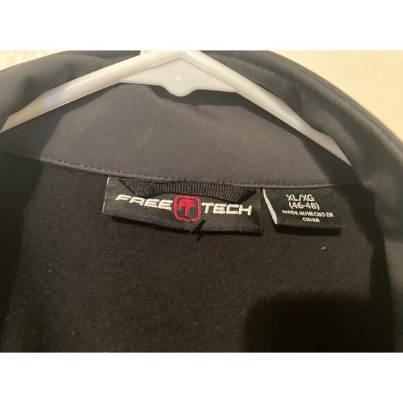 Sharp Looking Carbon Black Free Tech Jacket XL 46-48 Polyester/ Spandex no hood - Picture 3 of 9